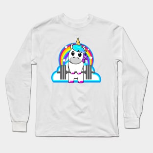 Unicorn lifting Long Sleeve T-Shirt